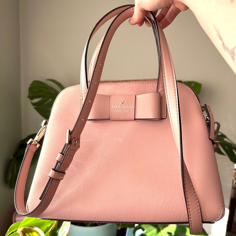 Kate Spade Baby Pink Bow Maise Satchel